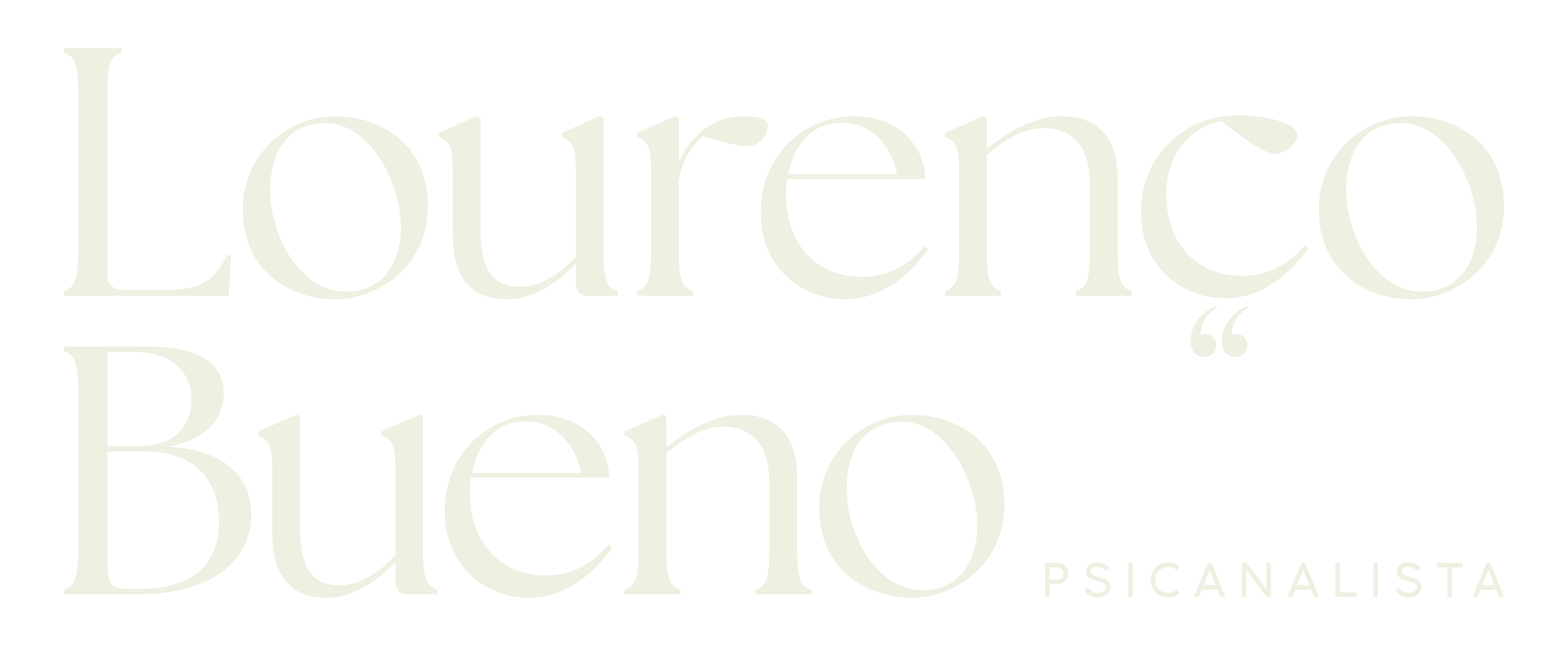 Lourenço Bueno - psicanalista